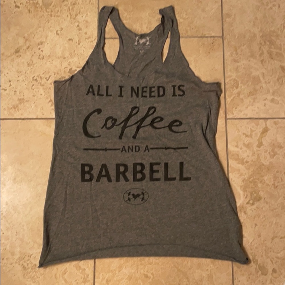 Grey workout tank